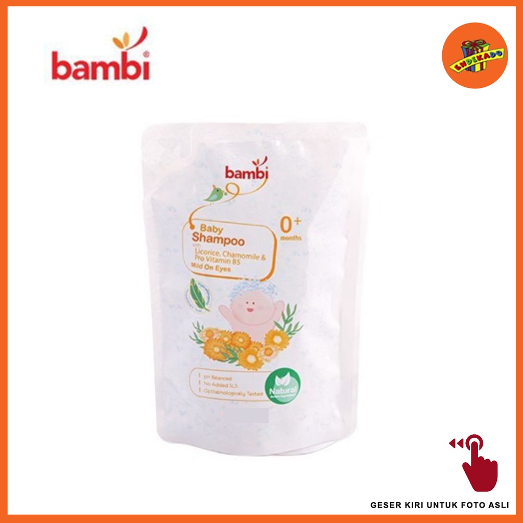 MAKASSAR! BAMBI BABY SHAMPOO REFILL 200ML - Sampo Bayi