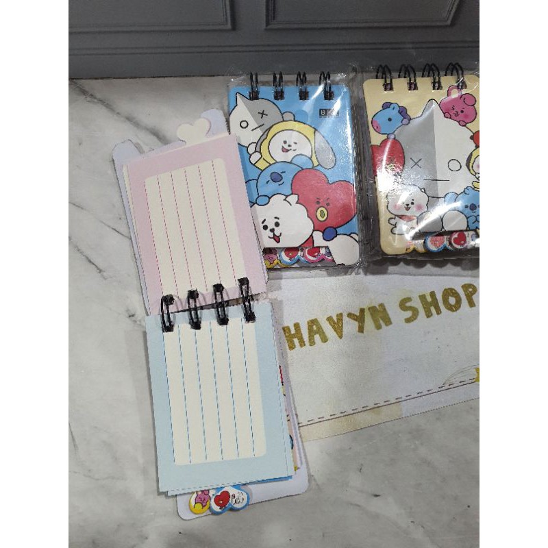 MEMO SPIRAL BTS BT21/DIARY SPIRAL-2