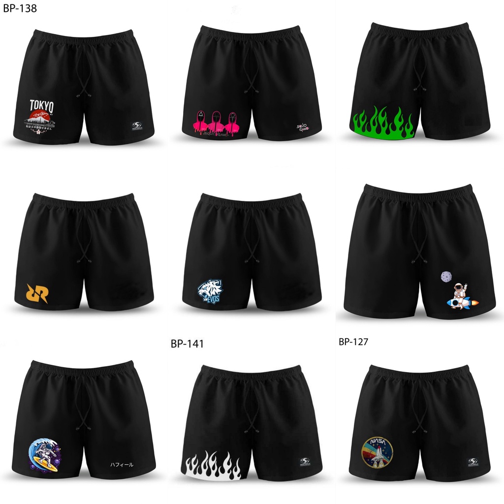 Boxer Thrasher Celana Pendek Pria Wanita BB Max 65kg