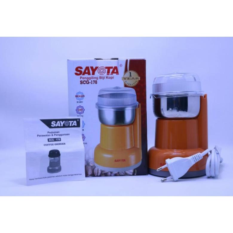 Penggiling Kopi mini Sayota SCG-178 / penggiling kacang kering
