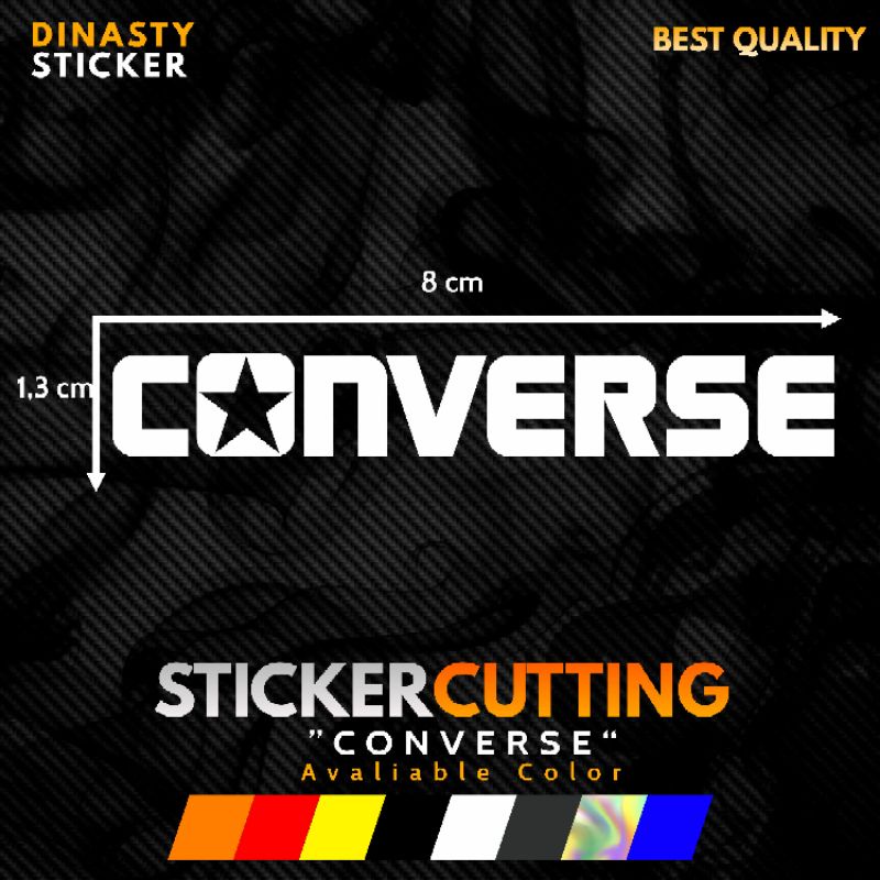 

STICKER STIKER CUTTING CONVERSE LOGO