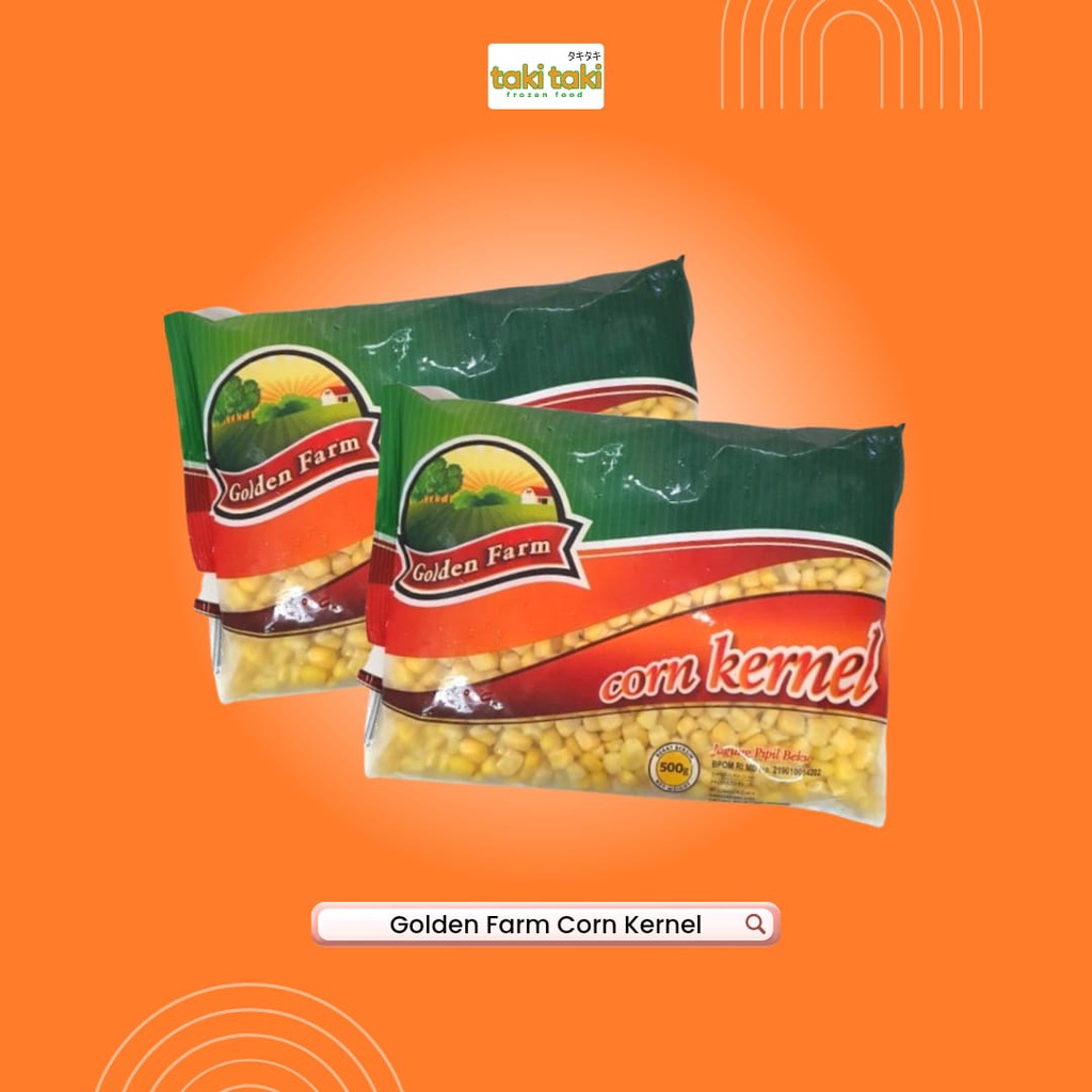 

Golden Farm Corn Kernel, Jagung Pipil frozen, Jagung Pipil Praktis 500gram