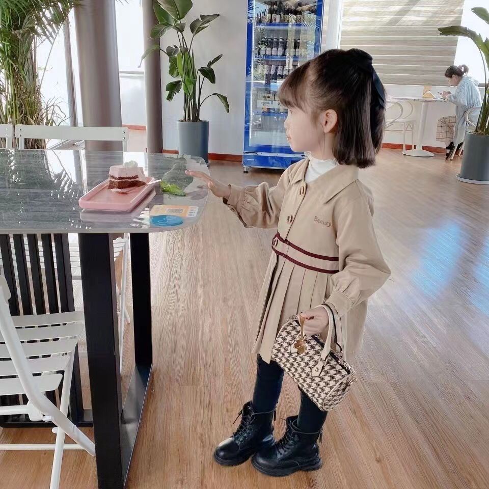 BARU! LIA023 -  Dress Blouse Outer Coat 2-5 Tahun Jaket Luaran Cardigan Korean Fashion Pergi Jalan