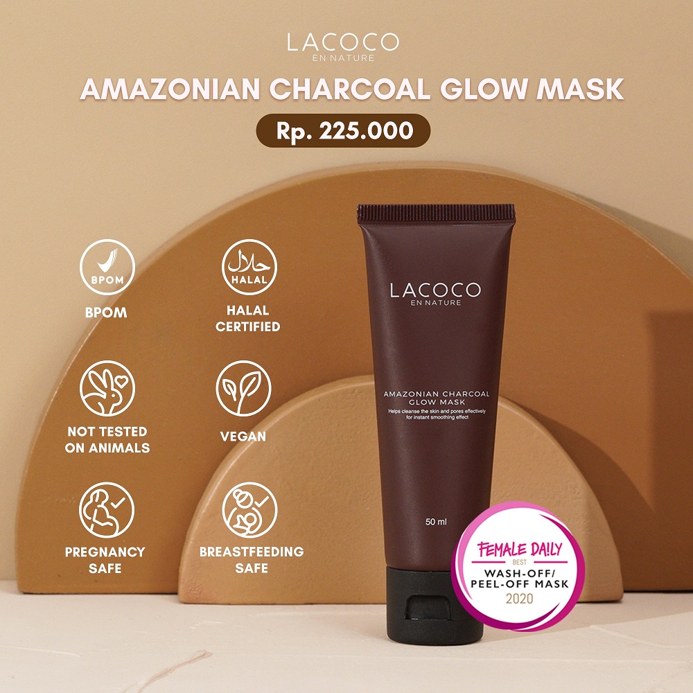 Lacoco Amazonian Charcoal Glow Mask 50 ml