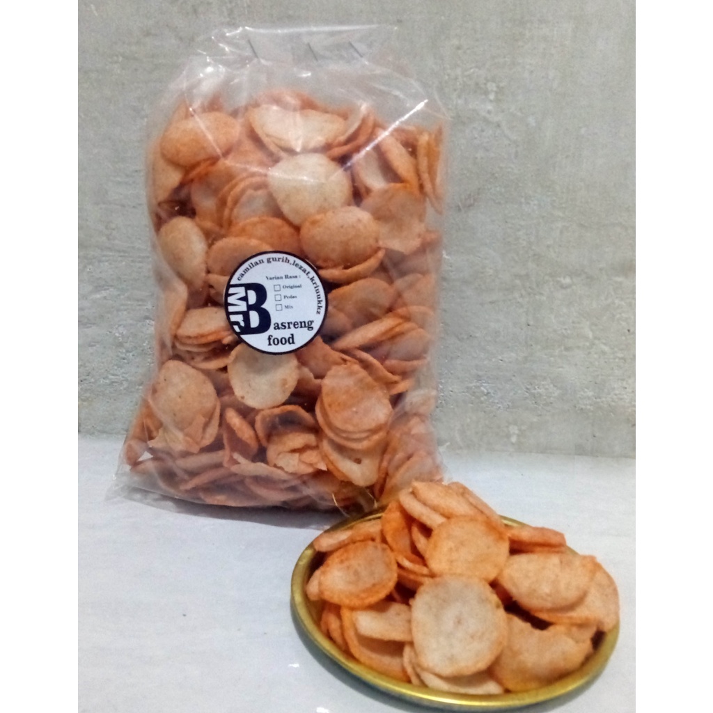 

BASRENG Asin Pedas Mix Gurih 1000gr / 1kg (Free Bublewrap)