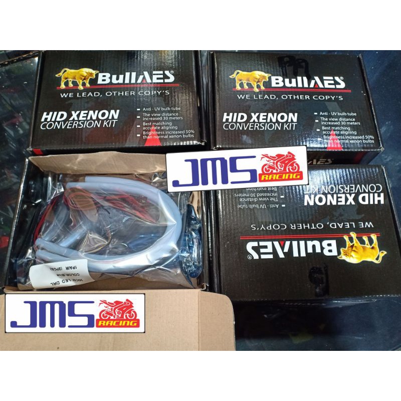 lampu alis drl led bull aes ukuran 30/60 cm putih biru merah hijau universal nmax aerox pcx ninja mx beat Vario Scoopy genio