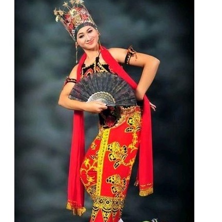 Gandrung(Omprok)/songkok/aksesoris/tari/