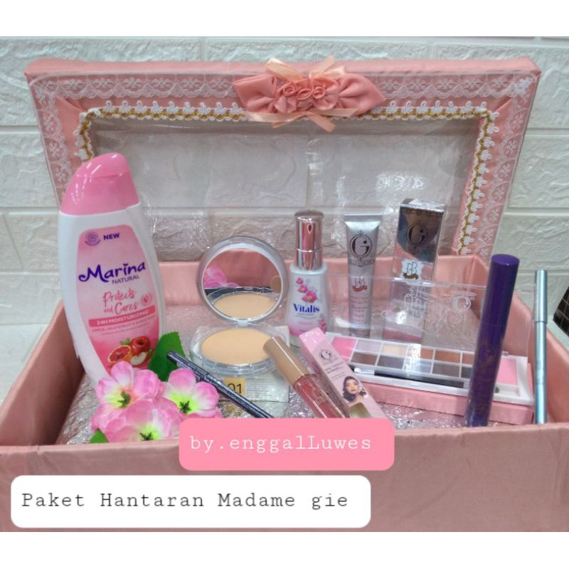 Paket Hantaran Madame Gie/paket seserahan madame gie A/paket makeup madamgie