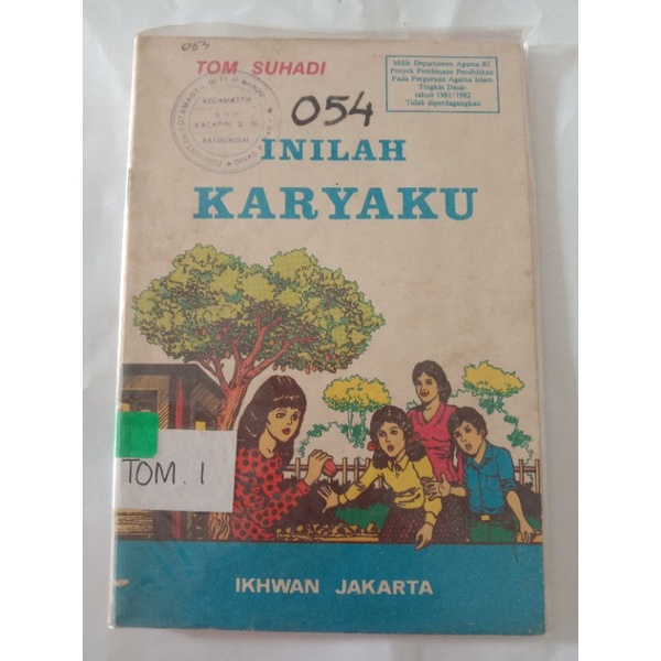 inilah karyaku - buku jadul - buku bekas perpustakaan