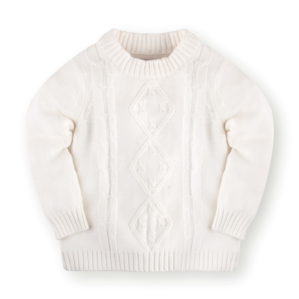 HELLO MICI Baju Bayi Sweater Bayi Knitwear Mini Cable-1