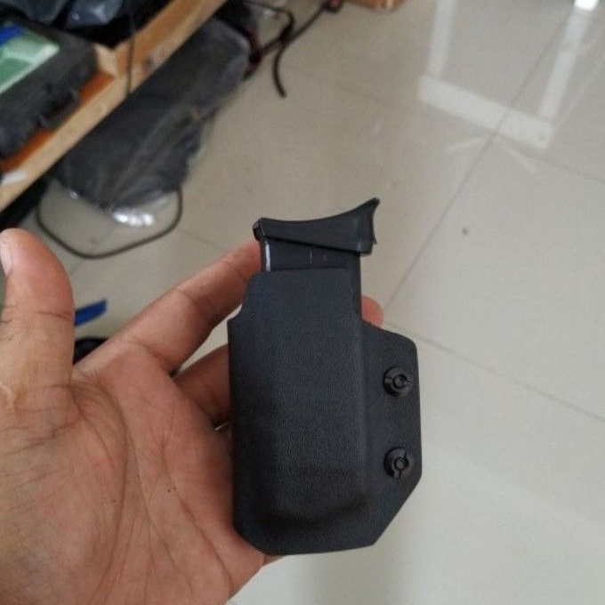 Pouch Mag IWB/OWB Glock 17 19 23 26 27 31 32 33 Pouch Magazine For Glock Bahan Kydex