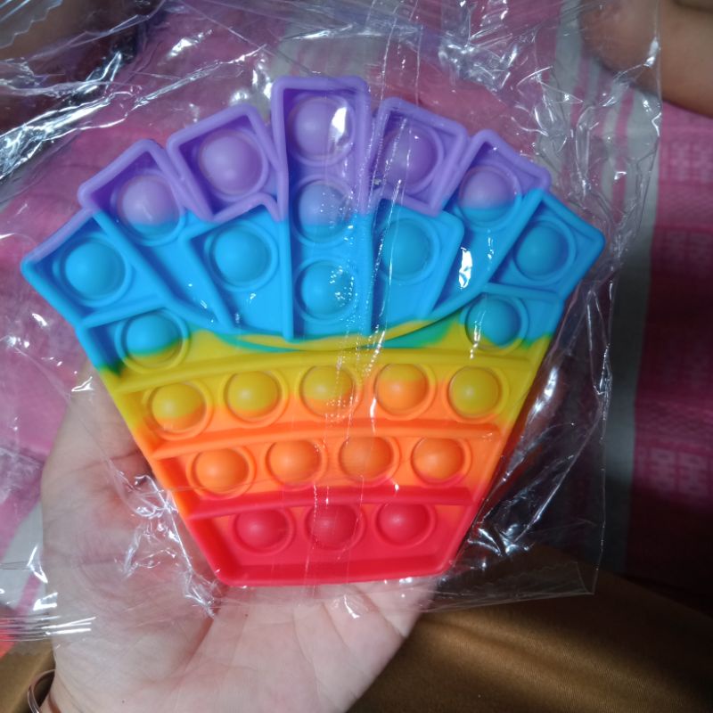 Pop It murah / Pop it besar / Pop it fidget / pop it tie dye / pop it rainbow-Kentang