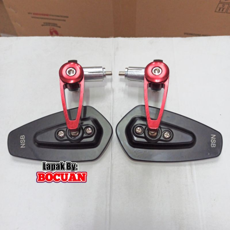 spion jalu bar end oval segitiga scoopy beat vario 125 150 nmax vespa pcx cb150r vixion custom modif