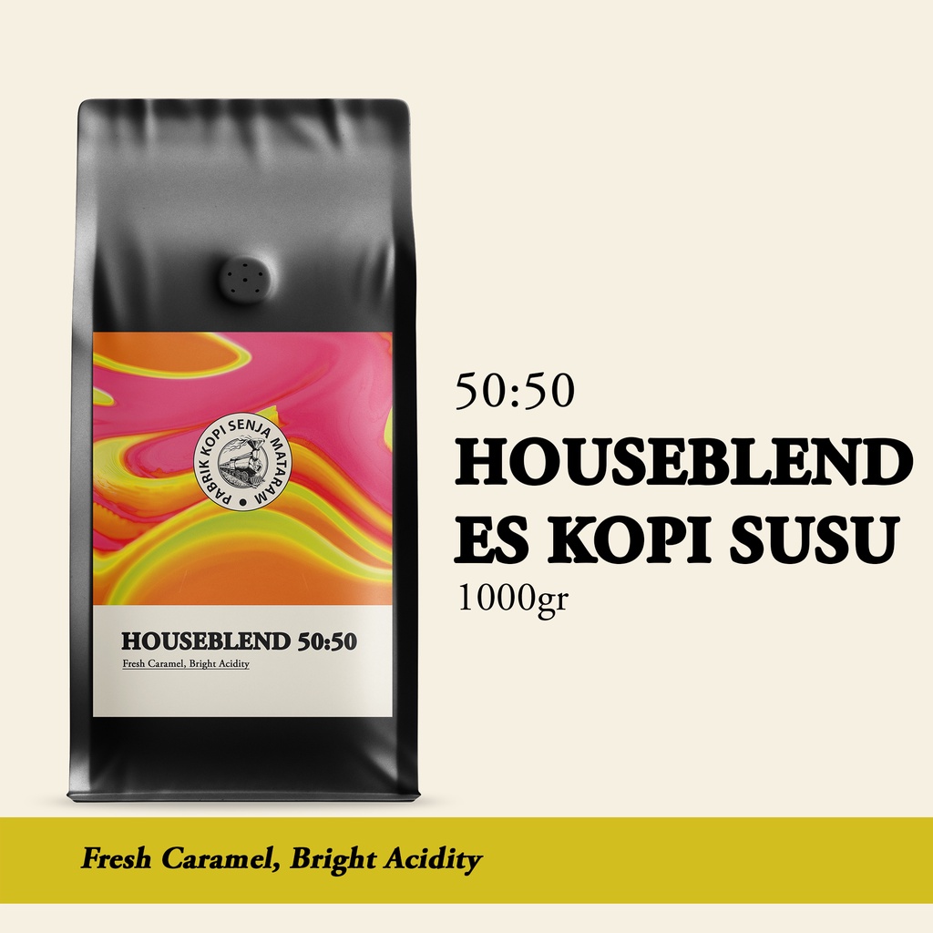 

HOUSEBLEND KOPI SUSU 1 KG (50:50) FREE ROBUSTA 1 KG