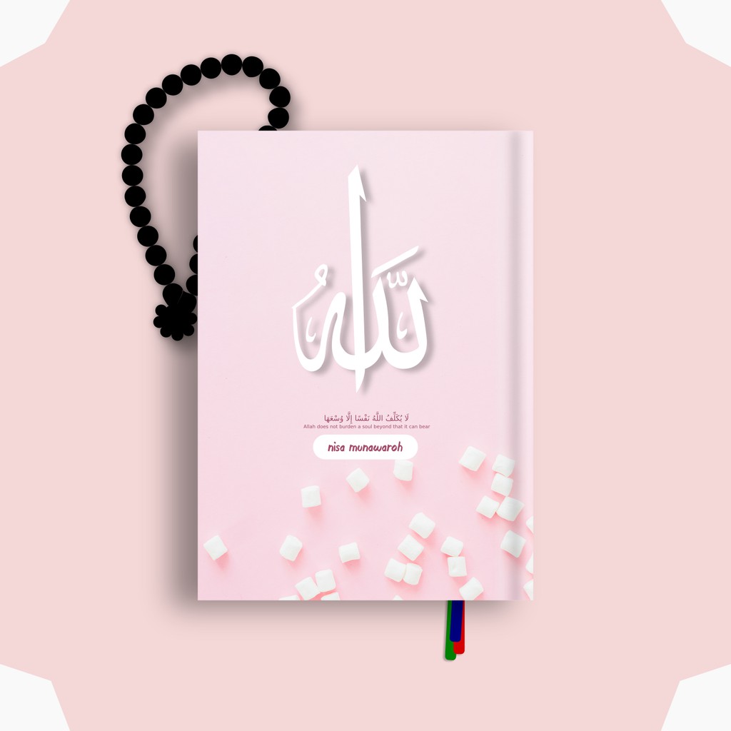AL QURAN CUSTOM PINK HEAP (bisa ditambah nama sendiri)