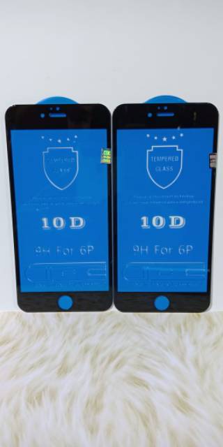 TEMPRED GLASS IPHONE 6+/6 PLUS.10 D FULL COVER