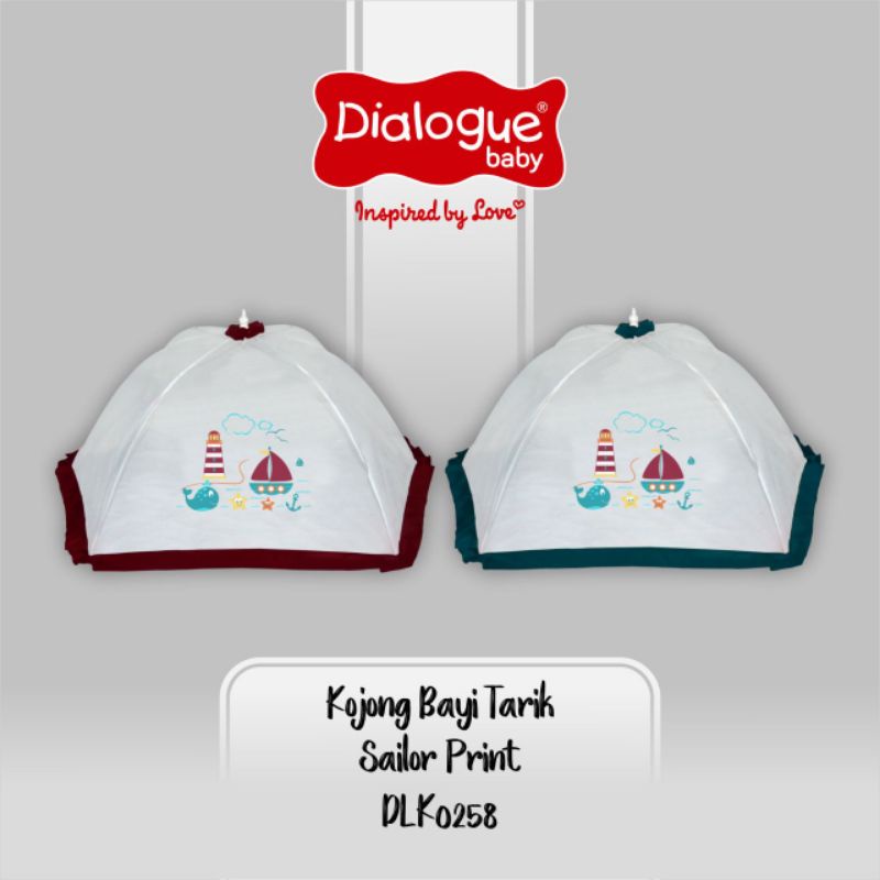 Dialogue kojong kelambu bayi tarik sailor print DLK0258