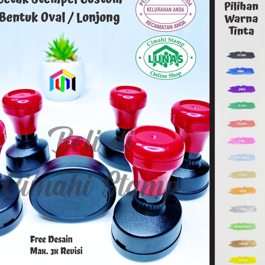 

Miliki Cetak Custom Stempel Flash Lonjong / Oval - Stempel Otomatis Stempel Kardus Perusahaan ~