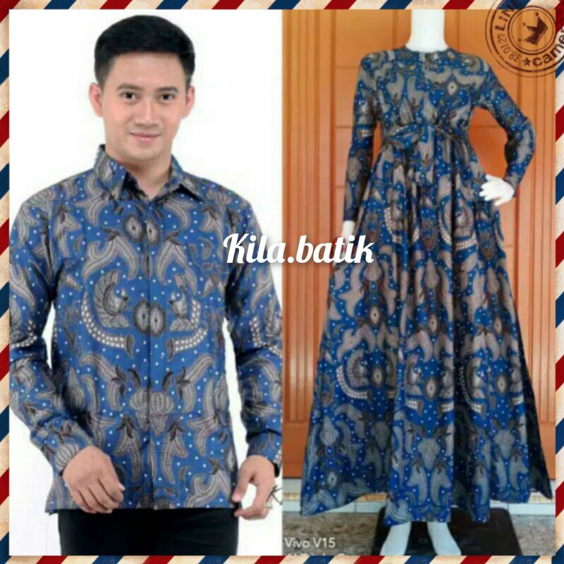 Maura Couple Sania Ruffle Batik Couple ori Ndoro jowi DNT motif mutiara Garansi Termurah S M L XL XXL