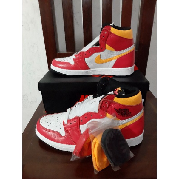 jordan one light fusion red