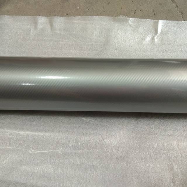 Sticker carbon silver 5D