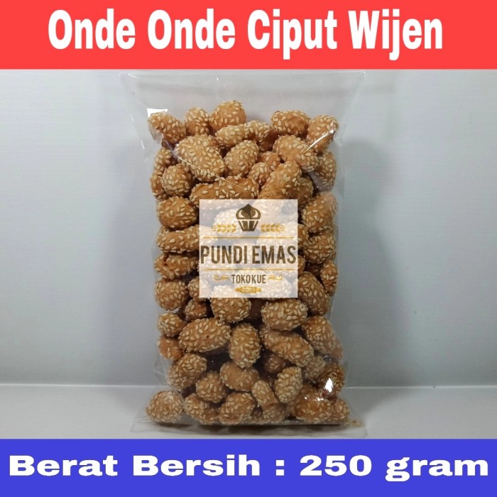 Kue Ciput Wijen Onde Onde Wijen Kiloan Gram / Ciput Roombutter