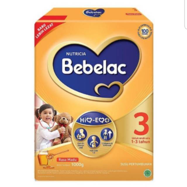 

Bebelac 3 1800gram vanila dan madu