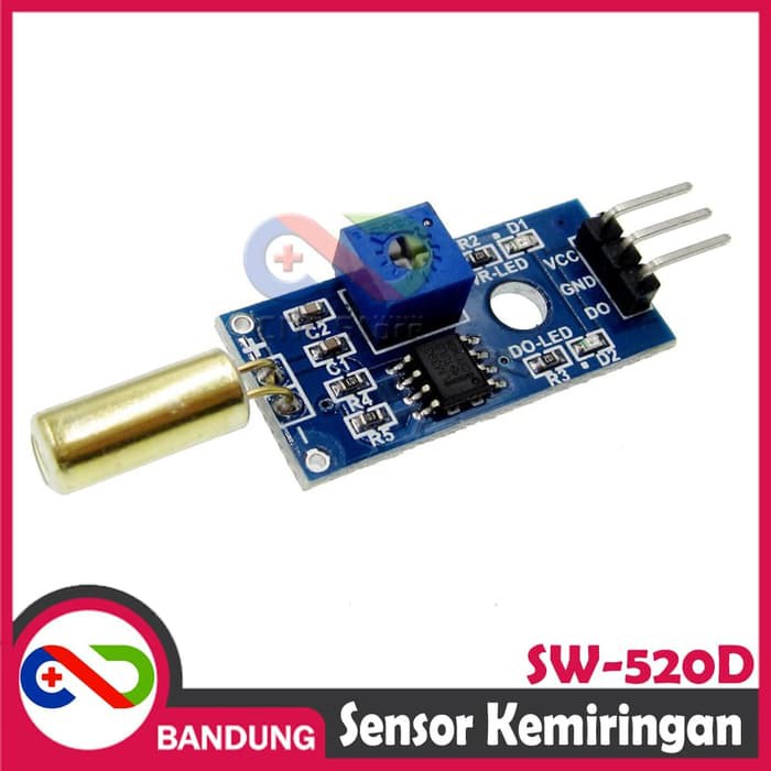 SW-520D SW520D ANGLE TILT KEMIRINGAN 3 PIN SWITCH SENSOR MODULE