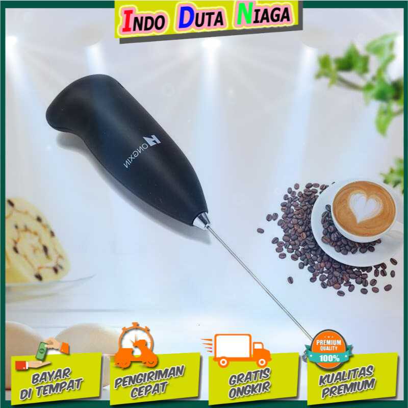 IDN MY HOME - Hongxin Mixer Pembuih Kopi Susu Elektrik Milk Frother Foamer - MS-3089