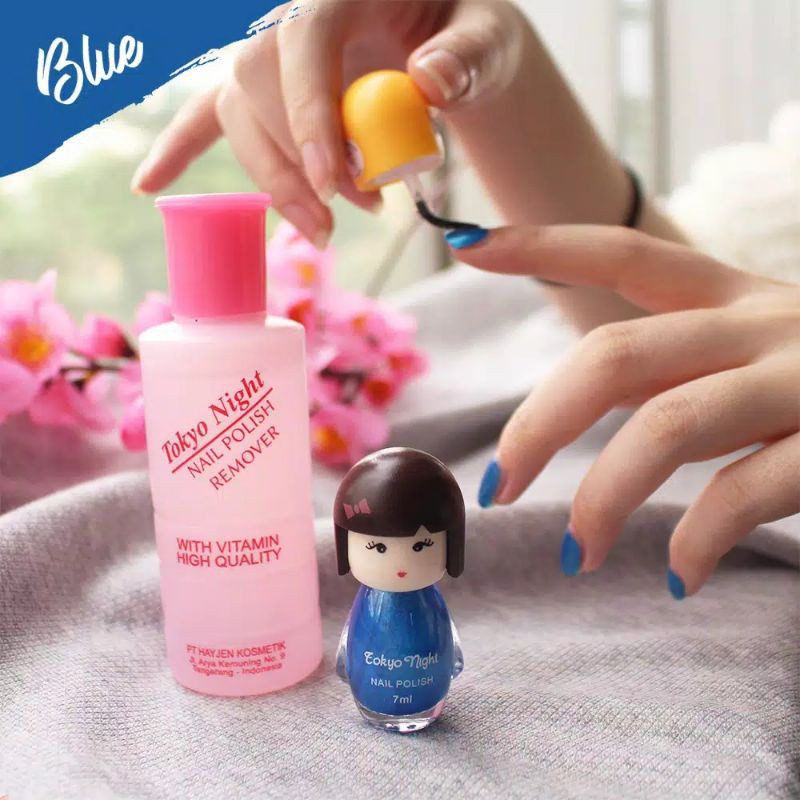 ⭐BAGUS⭐ TOKYO NIGHT NAIL POLISH REMOVER | Aseton / Pembersih Cat Kuku / Kutek 20 / 40/ 76ml