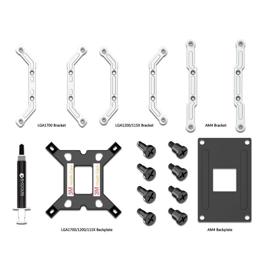 HSF ID-COOLING IS-47S BLACK 47mm | 92mm Fan | Low Profile CPU Cooler