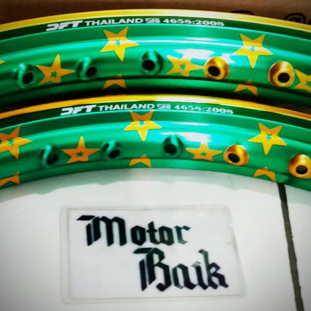 Velg pelek velek jari jari DFT Star Pro Thailand 2buah 140/140 ring 17 = 1set