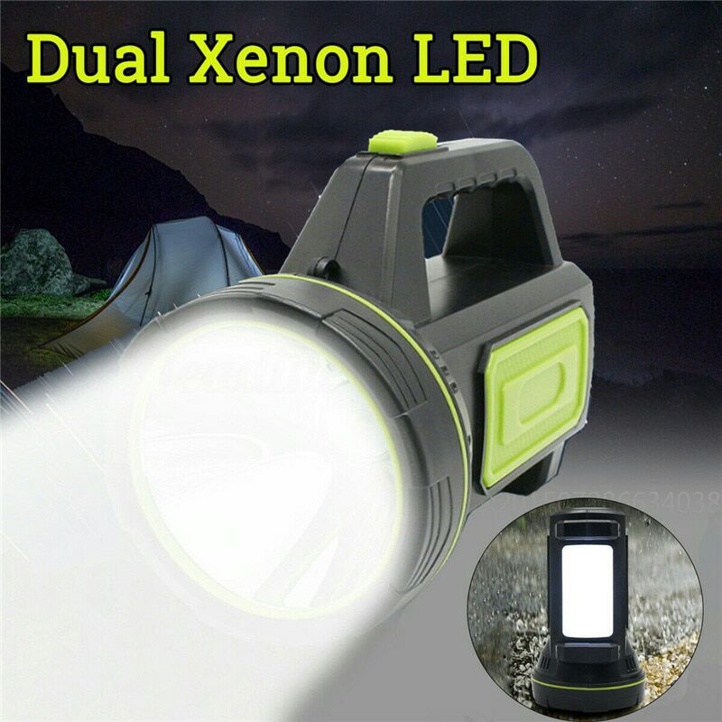 [100%ORIGINAL]SENTER DUAL XENON LED RECHARGEABLE 10W 13500 LUMENS-TAFFLED