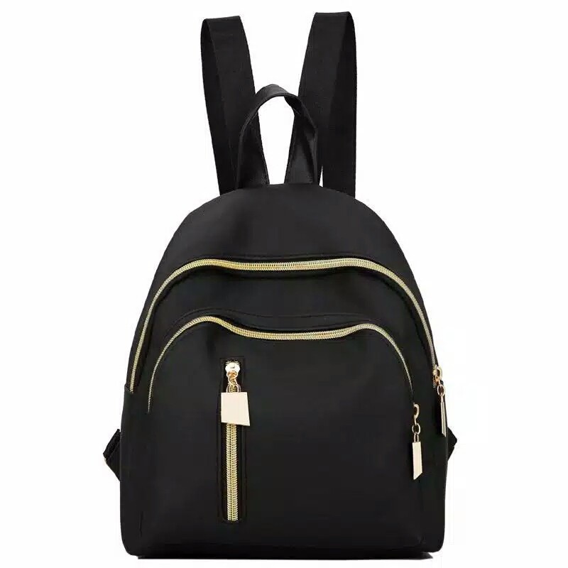 LS 338 - Ransel Rani / Tas Punggung Polos Black