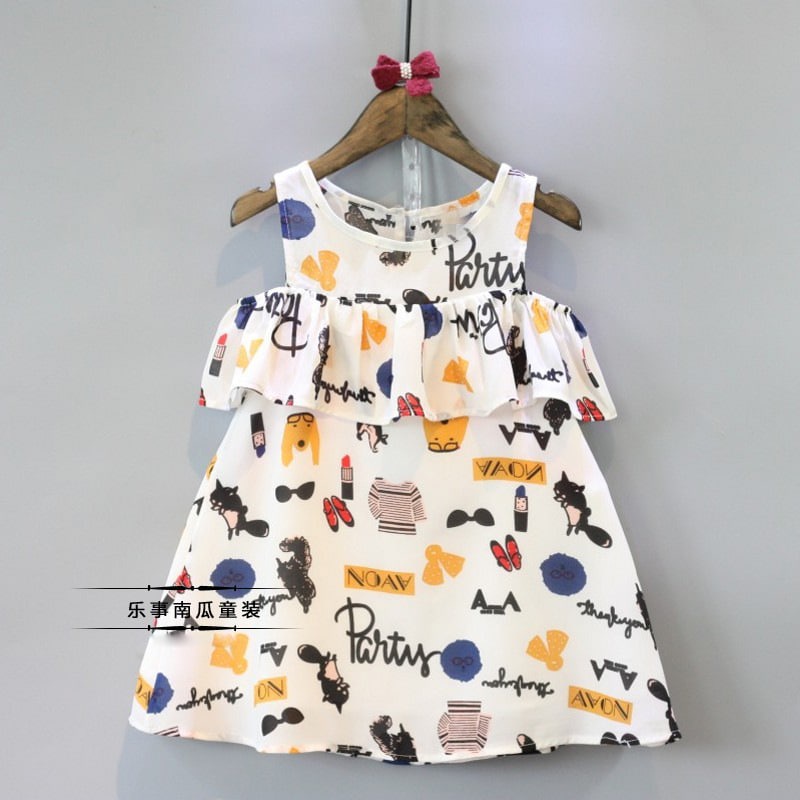 Promo !! Dress anak cewek lucu / dress fashion noav in rumbai ukuran 1-2tahun / Dress import termurah