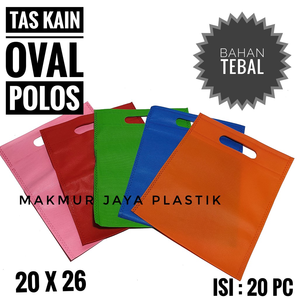 

[ TAS OVAL 20 X 26 ] TAS KAIN SPUNBOND OVAL ISI 20 PC