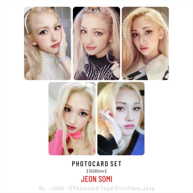 [SET] PHOTOCARD JEON SOMI 'The First Album XOXO'