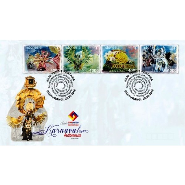 

Perangko Filateli C40 - Indonesia 22.05.2018 Carnaval in Indonesia