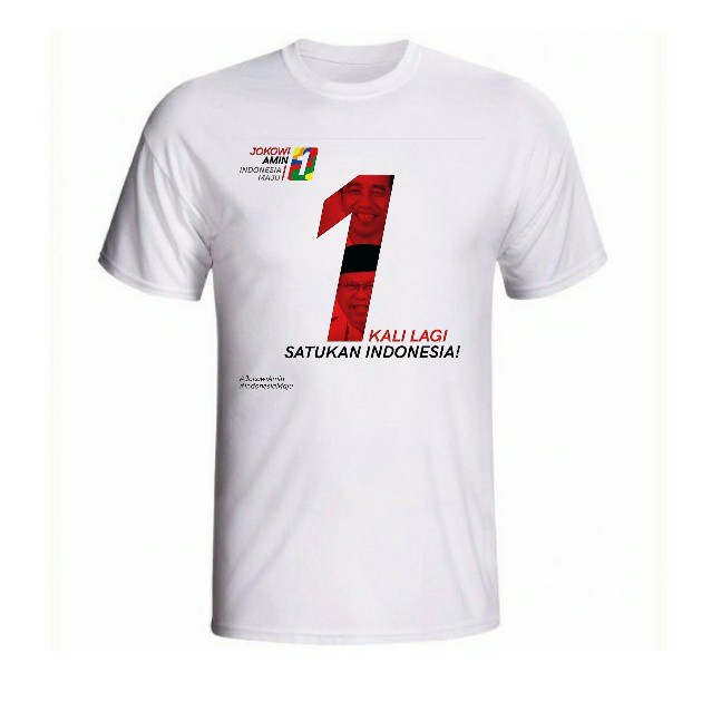 KAOS SHIRT BAJU PARTAI PEMILU 2019 JOKOWI MAARUF AMIN OFFICIAL