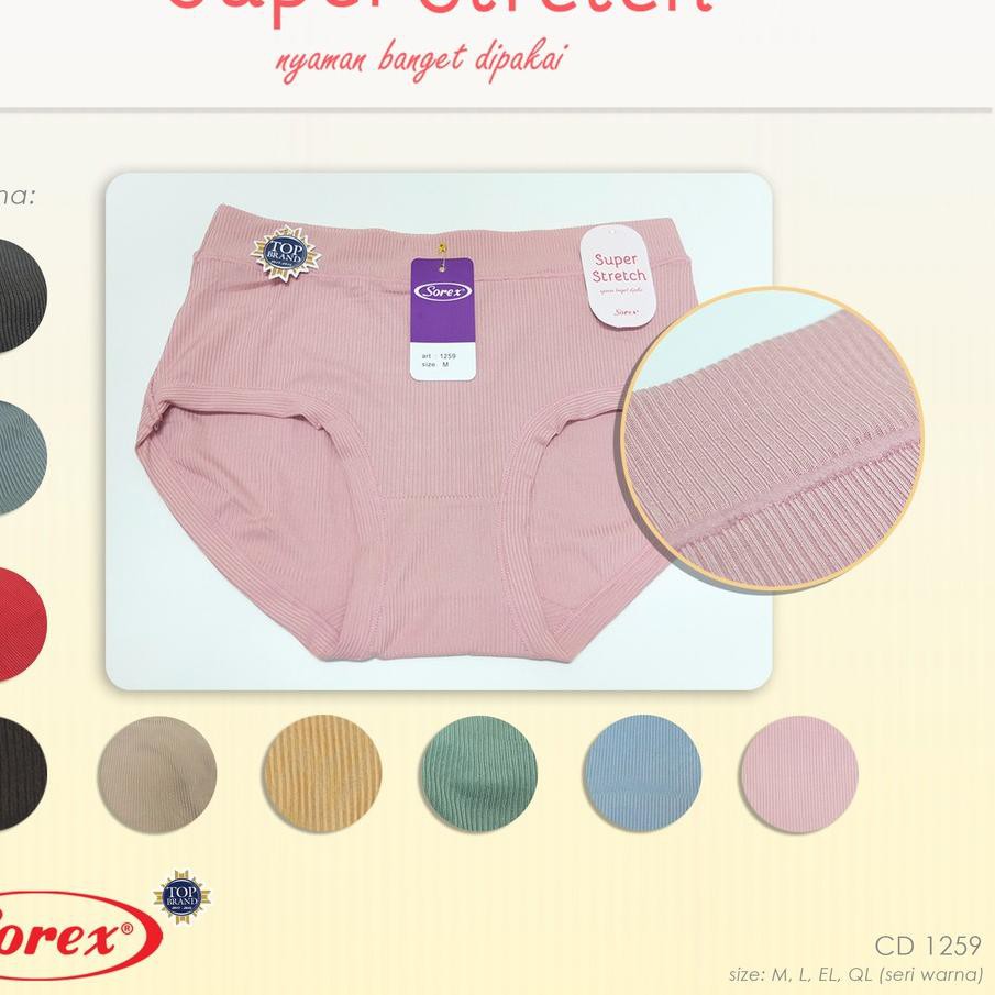 ❂ Celana Dalam Sorex 1259 - CD Super Strecth Sorex 1259 ℗