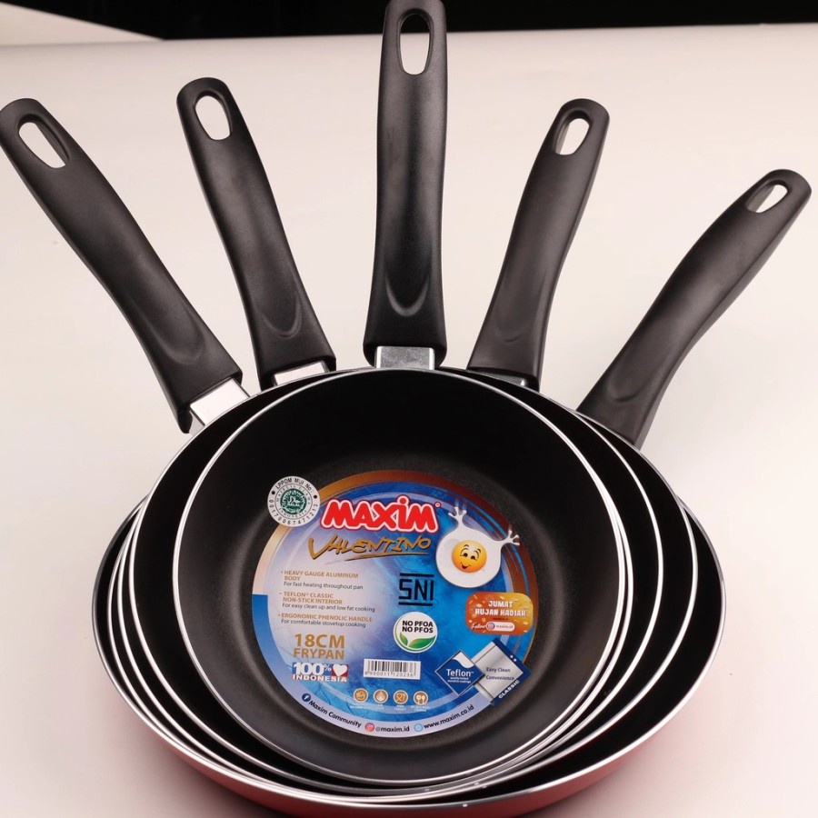 Wajan Teflon Maxim Valentino 12 cm / Fry Pan Maxim Valentino 12 cm
