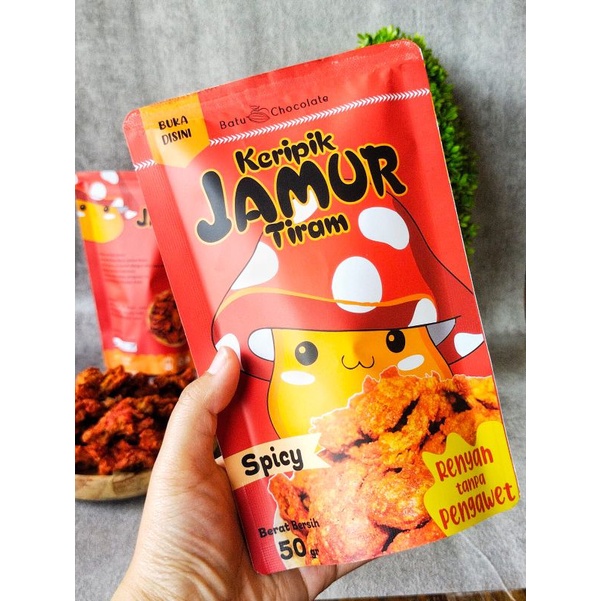 One Mandiri Sukses - Keripik Jamur Pedas Dan Original  ~ Oleh Oleh Malang