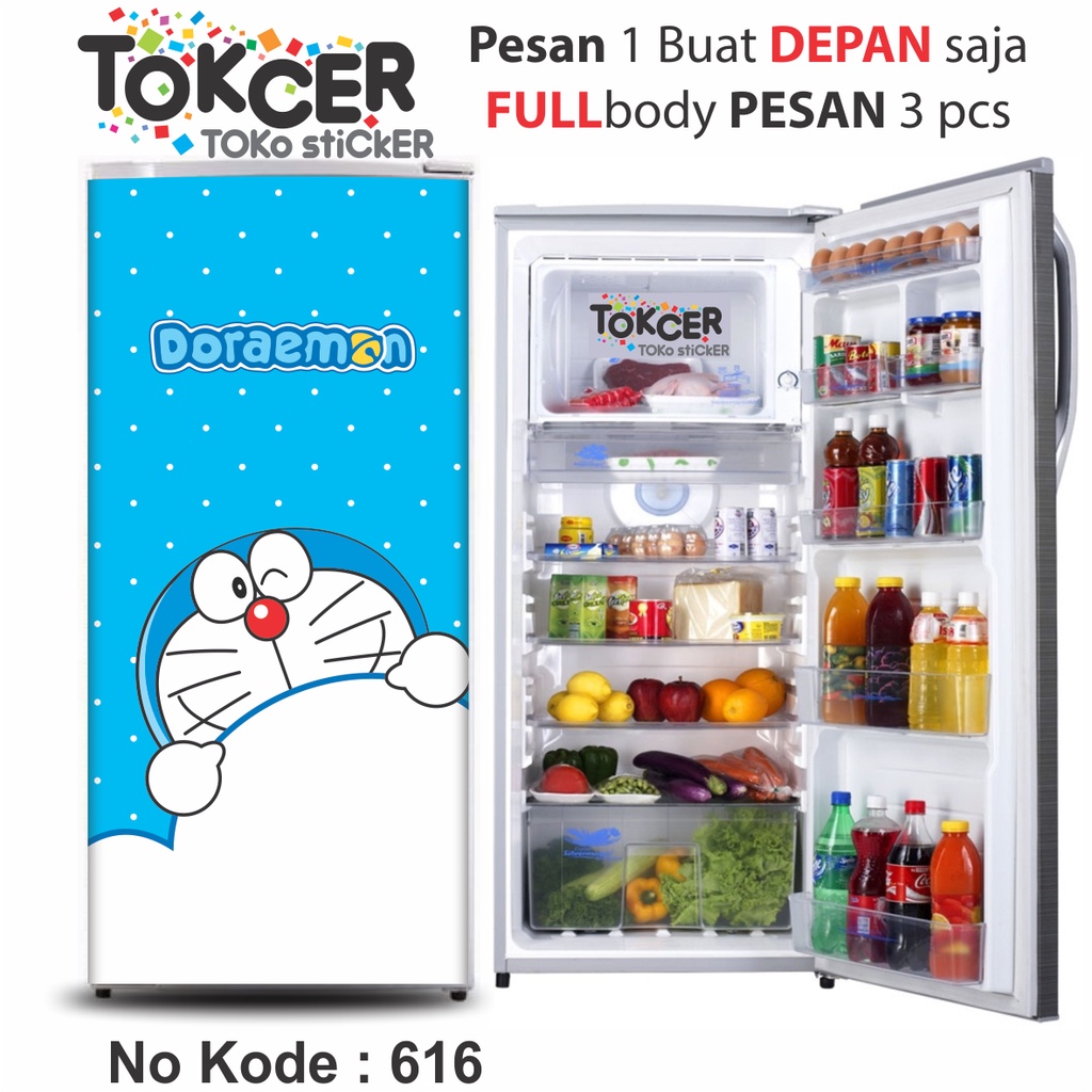 STIKER Kulkas/ Stiker Magicom/ Stiker Kompor  DORAEMON