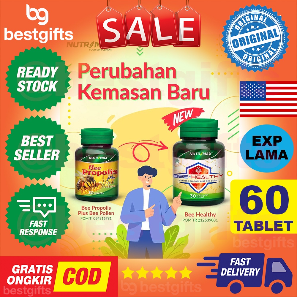 NUTRIMAX BEE PROPOLIS PLUS BEE POLLEN 60 TABLET