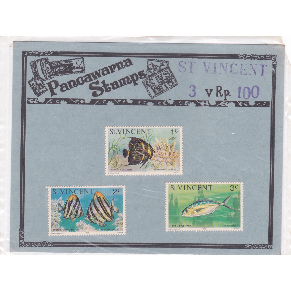 

Perangko St. Vincent Ikan (1975)