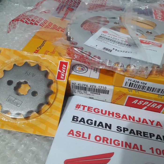 gir set / gear set supra fit old supra x lama kev asli original aspira