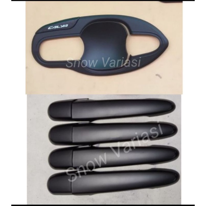 Paket Outer Handle Cover Calya Sigra 2016 2021 Hitam