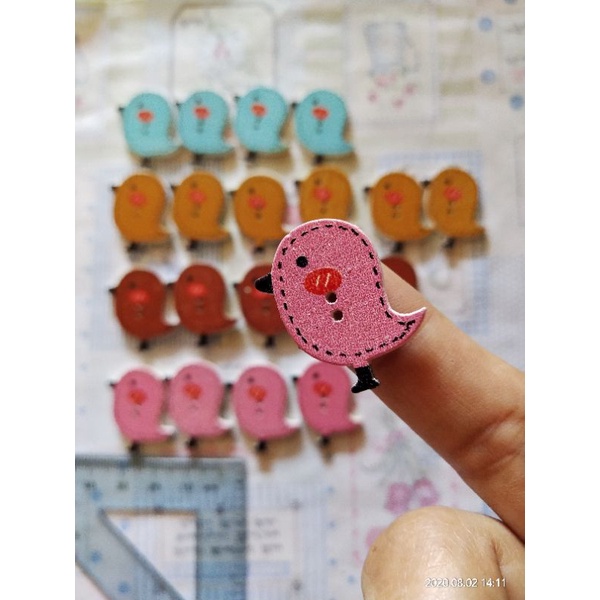 TERMURAH  OBRAL 1 PAKET KANCING KAYU/KANCING LUCU/KANCING BAJU LUCU/WOOD BOTTON/KANCING UNIK