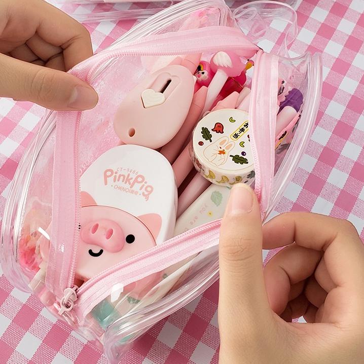 

Serbuuuu.. Tempat pensil Kotak Pensil Tas kosmetik GLITTER Quicksand Liquid Cute Animal