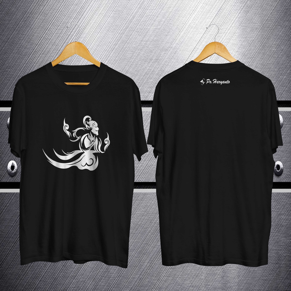 KAOS BAJU T-SHIRT DISTRO PO HARYANTO LOGO WAYANG WERKUDARA HR MANIA 2NCUSTOM DESIGN